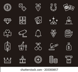 Casino icons