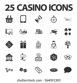 Casino Icons Set.
