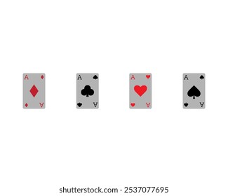 Casino icons. Vector illustrations. Casino icon