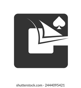 Casino image icon design illustration