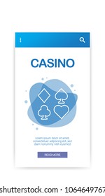 CASINO INFOGRAPHIC CONCEPT