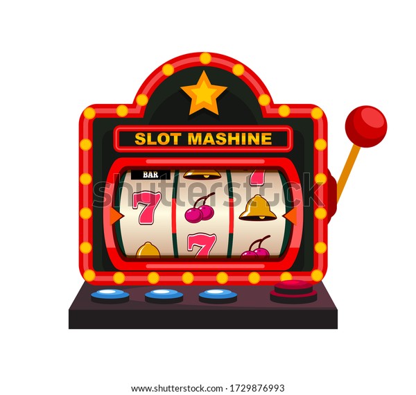 Casino Jackpot Slot Machine Isolated On Stock Vector Royalty Free 1729876993