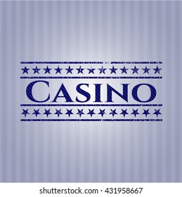 Casino with jean texture