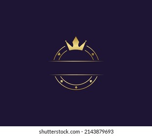 Casino King Logo Design vector Template