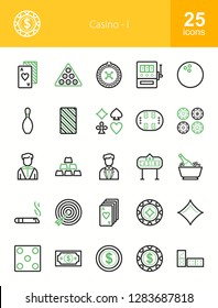 Casino Line Icons