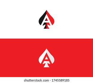 A casino logo design vector