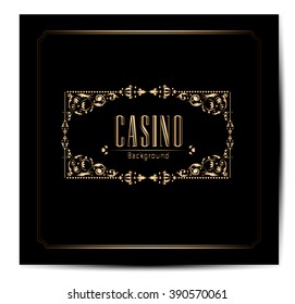 Casino logo icon. 