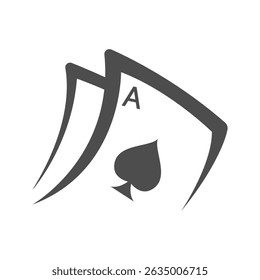Casino logo icon design illustration