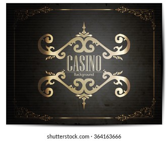 casino logo icon poker cards or game and money vector icons games banner with badges playing