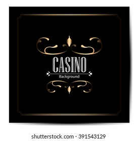 casino logo icon poker cards or game and money vector icons games banner with badges playing