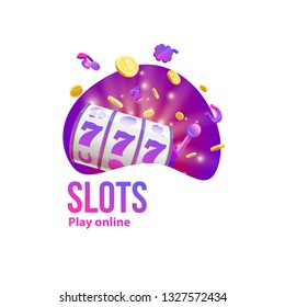 casino logo place for text 3d objects