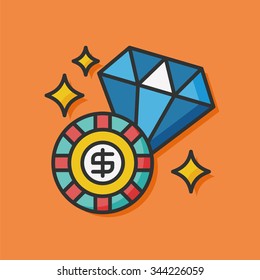 casino money gambling icon