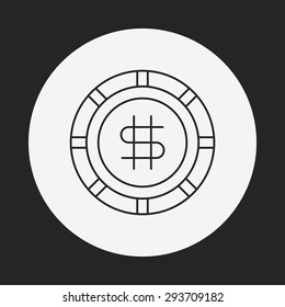 casino money line icon