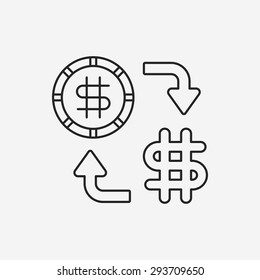 casino money line icon