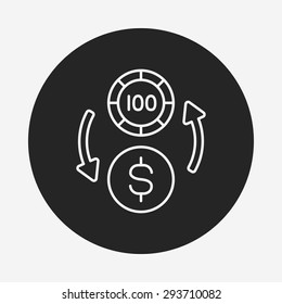 casino money line icon