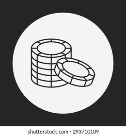 casino money line icon