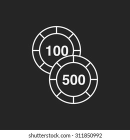 casino money line icon
