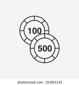 casino money line icon
