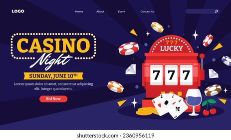 casino night background. casino background. poker chips, tokens, dice, playing cards background. Cartoon Vector illustration for casino, game design, flyer, poster, banner, web, advertising. Blackjack