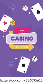 casino night background. casino background. poker chips, tokens, dice, playing cards background. Cartoon Vector illustration for casino, game design, flyer, poster, banner, web, advertising. Blackjack