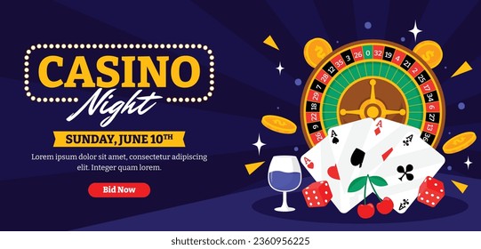 casino night background. casino background. poker chips, tokens, dice, playing cards background. Cartoon Vector illustration for casino, game design, flyer, poster, banner, web, advertising. Blackjack