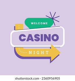 casino night background. casino background. poker chips, tokens, dice, playing cards background. Cartoon Vector illustration for casino, game design, flyer, poster, banner, web, advertising. Blackjack