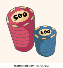 casino number ball theme elements