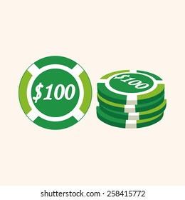 casino number ball theme elements