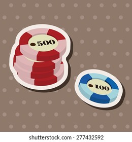casino number ball theme elements