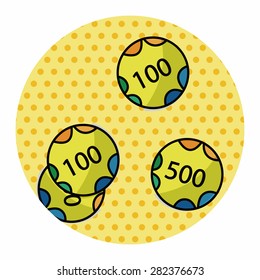casino number ball theme elements