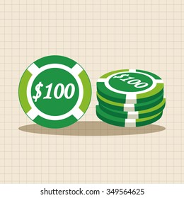 casino number ball theme elements
