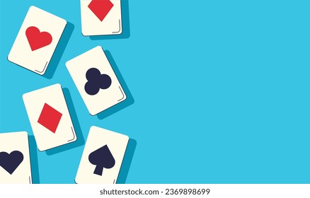 fondo de juego de casino. ilustración vectorial