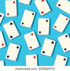 casino playing cards background. vector illustration	