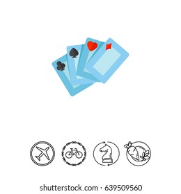 Casino Playing Cards Icon