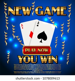 casino poker game with chips
