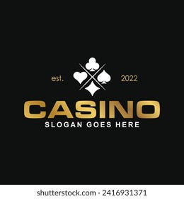 Casino Poker Logo Design Template