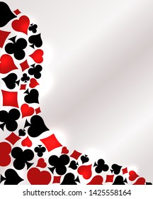 Casino Poker  vip banner, vector illustration