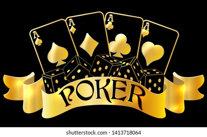 Casino poker vip pass background, vector illustration