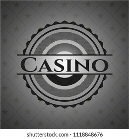 Casino realistic dark emblem