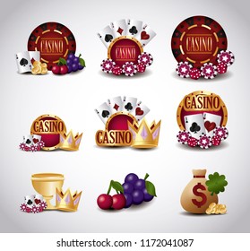 casino related icons