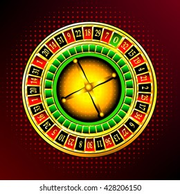 casino roulette background. Vector