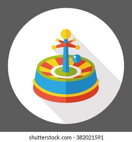 Casino Roulette flat icon