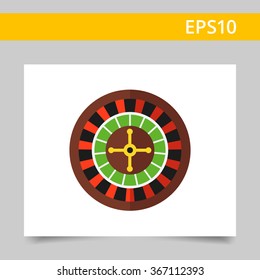 Casino roulette icon