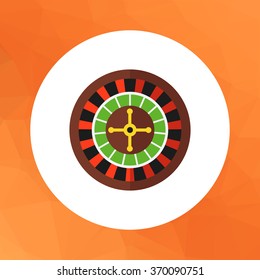 Casino roulette icon