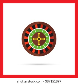 Casino roulette icon