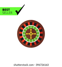 Casino roulette icon