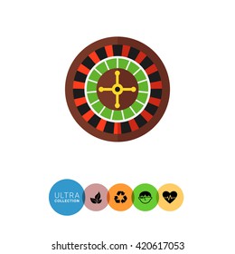 Casino roulette icon