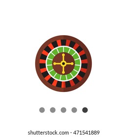 Casino roulette icon