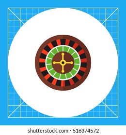 Casino roulette icon