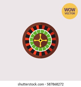 Casino roulette icon